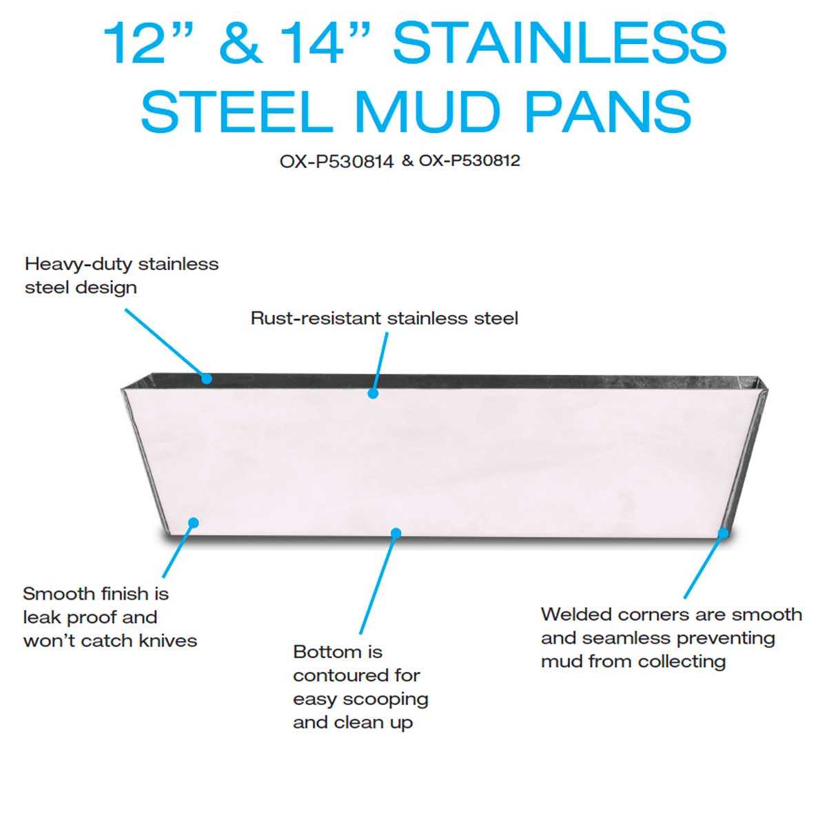Ox Pro Series 14" Mud Pan